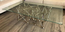 Load image into Gallery viewer, Silver Leaf Iron Coffee Table
