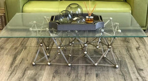 Silver Leaf Iron Coffee Table