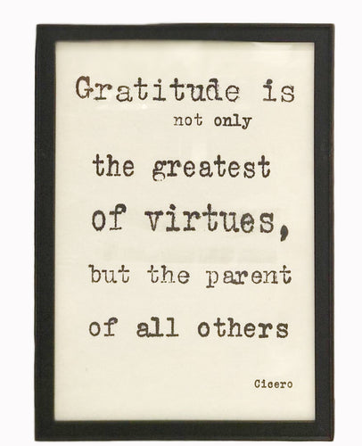 Framed Quotes: Cicero