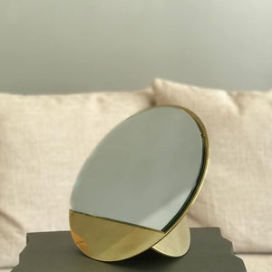 Brass Mirror Sculpture