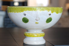 Load image into Gallery viewer, Green Smiley face - Vase