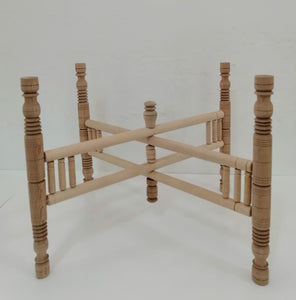 Wooden Leg Tray Stand