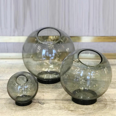 Globe Vase - Black