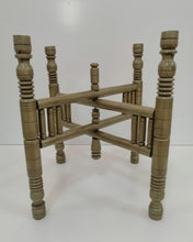 Load image into Gallery viewer, Wooden Leg Tray Stand